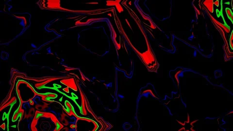 Psychedelic kaleidoscope Stock Footage 109071930