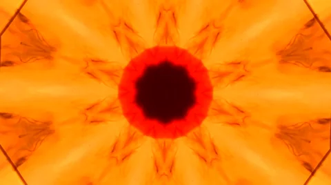 Psychedelic kaleidoscope loop background in warm colors 動画素材 59869017