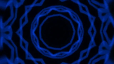 PSYCHEDELIC KALEIDOSCOPE LOOP Stock Footage 78383436
