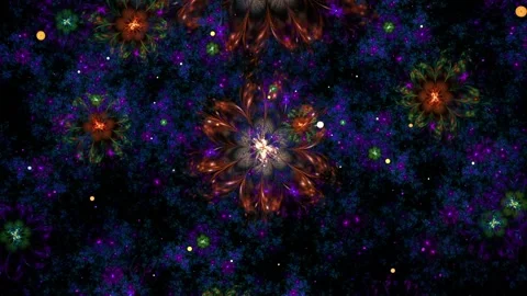 Psychedelic kaleidoscope patterns. Stock Footage 153497181