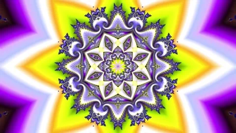 Psychedelic Kaleidoscope VJ Background Loop Stock Footage 327241192