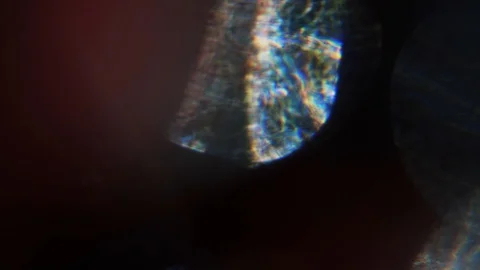 Psychedelic light beams glows and pulses. Fancy abstract distortions. Stock Footage 107018184