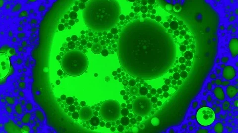 Psychedelic light show, patterns in water, oil, paint. Swirls, ink explosion. Stock Footage 122049477