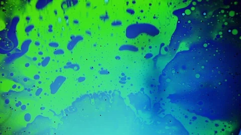 Psychedelic light show, patterns in water, oil, paint. Swirls, ink explosion. Stock Footage 122049556