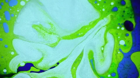 Psychedelic light show, patterns in water, oil, paint. Swirls, ink explosion. Stock Footage 122050072