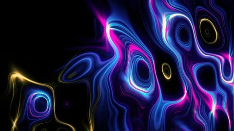 Psychedelic light splashes abstract background Stock Footage