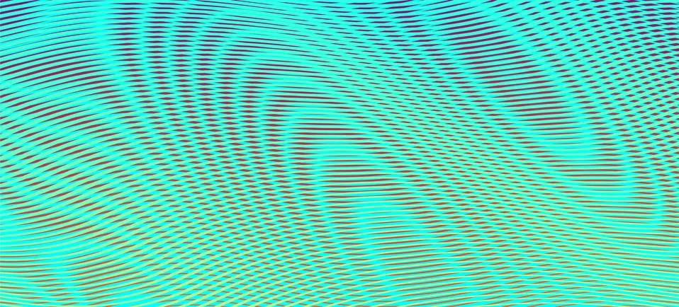 Psychedelic linear background. Perfect for art therapy, meditative practice Stock Illustration