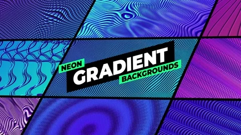 Psychedelic Lines Backgrounds Modèle After Effects