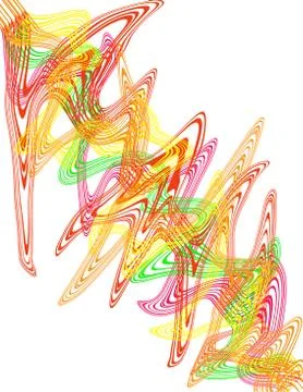 Psychedelic lines Illustrazione stock