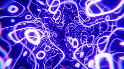 Psychedelic Lines Loop 스톡 동영상 165147666