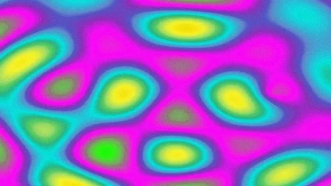 Psychedelic liquid abstract background pattern with vibrant flowing neon gr.. Stock Footage 339502501