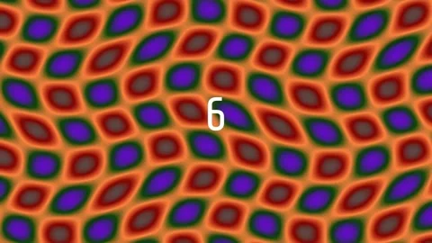 Psychedelic liquid dots flow: Abstract geometric background pattern animati.. Stock Footage 342115490