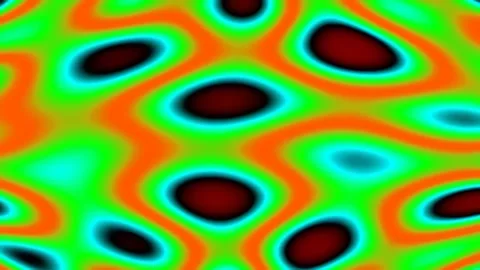 Psychedelic liquid flow abstract background: Vibrant energetic wave pattern.. Stock Footage 342160641