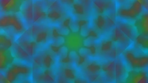 Psychedelic liquid flow pattern: Vibrant emerald green and ruby red abstrac.. Stock Footage 336776863