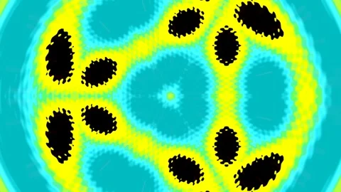 Psychedelic liquid flow vortex pattern, vibrant abstract cosmic energy back.. Stock Footage 339790731