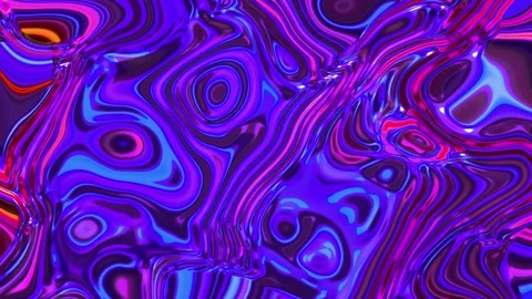Psychedelic liquid Stock Footage 132858062