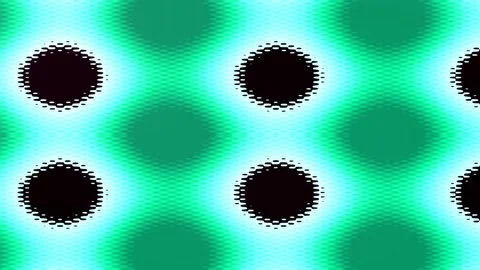 Psychedelic liquid geometry: Glowing abstract green tech background loop. Stock Footage 336880674