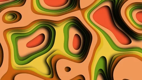 Psychedelic Liquid Lava Background Stock Footage 306097956