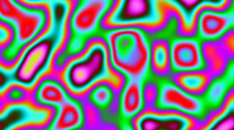 Psychedelic liquid loop 1 Stock Footage 34924808