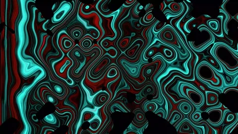 Psychedelic Liquid Maze Motion Video 動画素材 321241565