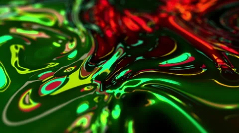 Psychedelic Liquid Painting 10 Stock Footage 64100707