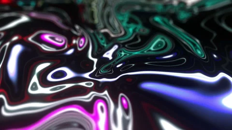 Psychedelic Liquid Painting 3 Video stock 64100550