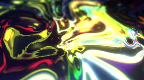 Psychedelic Liquid Painting 5 Video stock 64100584