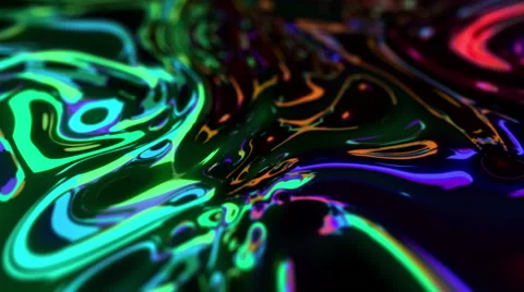 Psychedelic Liquid Painting 9 Video stock 64100672