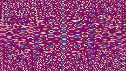Psychedelic magenta and purple repeating geometric liquid pattern backgroun.. Stock Footage 337162730