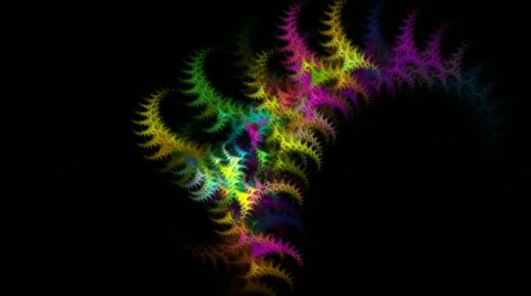 Psychedelic many-colored morphing, seamless loop 1080 库存影片 10858498
