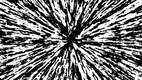 Psychedelic monochrome animation Stock Footage 320119896