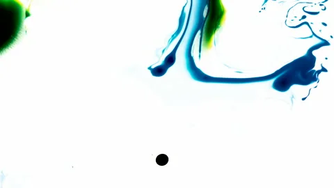 Psychedelic morphing liquid, bubbles, ink transition. Abstract grunge background Stock Footage 152331862