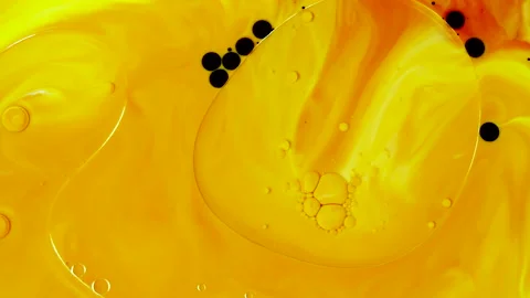 Psychedelic morphing liquid, bubbles, ink transition. Abstract grunge background Stock Footage 152346570