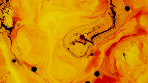 Psychedelic morphing liquid, bubbles, ink transition. Abstract grunge background Stock Footage 152347404