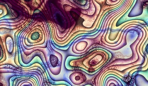 Psychedelic moving background Video stock 137179021