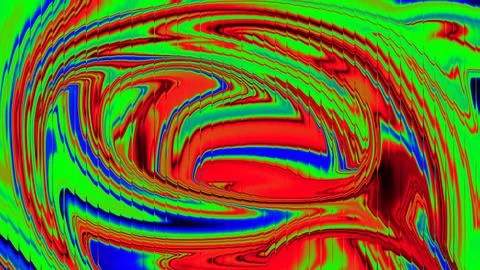 Psychedelic multicolor abstract fluid swirl background 스톡 일러스트