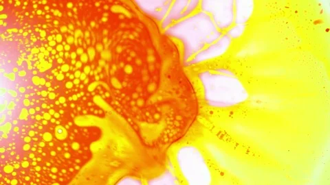 Psychedelic multicolored liquid light show, ink patterns in water, oil, paint Stock Footage 122050074