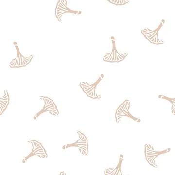 Psychedelic mushroom glyph seamless pattern 스톡 일러스트