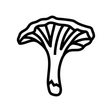 Psychedelic mushroom line icon vector illustration Illustrazione stock