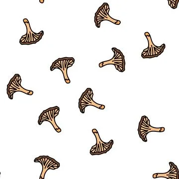 Psychedelic mushroom vector seamless pattern 스톡 일러스트