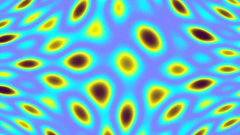 Psychedelic neon abstract pattern: Glowing fractal waves background design Stock Footage 342115280