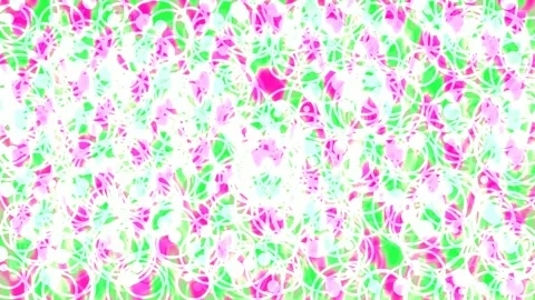 Psychedelic neon glow abstract background seamless loop animation Stock Footage 333111739