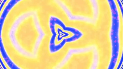 Psychedelic neon glow abstract background for futuristic tech visualizer loop Stock Footage 339793430
