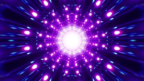 Psychedelic Neon Light VJ Loop Stock Footage 220235045