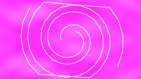 Psychedelic neon vortex wave graphic loop on vibrant purple abstract backgrou Stock Footage 336885713