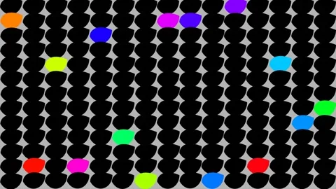 Psychedelic Neon Waves Stock Footage 307360262