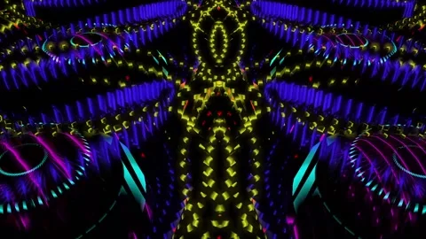 Psychedelic Night Stock Footage 146671672