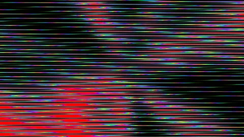 Psychedelic Noisy Star Colored Scan Lines Flowing Motion Background Stock Footage 125786007