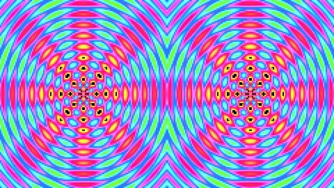 Psychedelic optical wave background with hypnotic circular pattern for digi.. Stock Footage 336264110