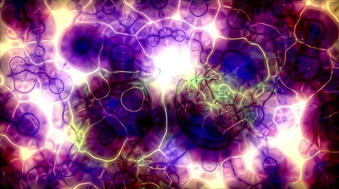 Psychedelic Organic Electric Bubbling Abstract Background Loop 2 Stock Footage 49306229